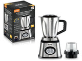 2-in-1 Electric Blender and Grinder with Stainless Steel Body, 1.5L Large Capacity Jar and Compact V1341-ZY-J74HNP4S-SILVER