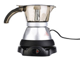 Large Capacity Electric Moka Pot Stovetop Espresso Coffee Maker Coffee Percolator 150ml V1294-YM0901-JY15616-01