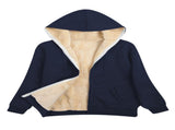 Fleece-Lined Hooded Jacket Women'S Winter Jacket Autumn Winter Coat Hooded - Light Gray - Size V1102-M-APP-74333R-LIGH-2XLAU2XLEU54