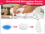 White Microfiber Cleaning Cloth -Pack of 12 Microfiber Cleaning Cloth Bulk, 100 Pack Shop Towels, V1258-DP02-C-998