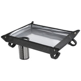 Walker Tray for Folding Walker, Detachable Cloth Table with Cup Holder, Waterproof Surface & V1192-AZ-W-18319