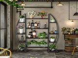 8 Tier Jumbo Plant Stand Vase Shape Flower Bonsai Pot Display Rack Indoor Outdoor V767-HJ-ZM1376