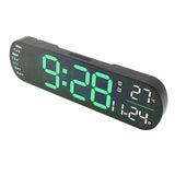Digital Wall Clock with Remote Control Big LED Screen Display Adjustable 8 Color Lights Digital V1294-YM0901-3115240021212
