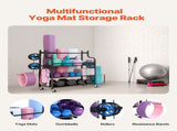 Home Gym Workout Equipment Organizer Yoga Mat Storage Weight Rack Dumbbell 1035 x 405 x 885 mm V952-LSDLYJJ3C305JBC3RV0