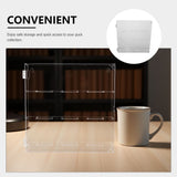 Clear Acrylic Hockey Puck Display, Wall Mounted, Space-Saving, Dust-Proof, Universal Fit V1192-AZ-W-24847