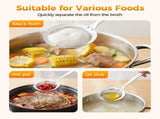 Fine-Mesh Kitchen Strainer - 2026 Upgraded Stainless Steel Sieve with Handle, Multi-Purpose Strainer V1258-DP02-F-403