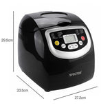 Spector Automatic Bread Machine 19 In 1 600W with LCD 15H Timer for Home Black BM2003-BK-AU