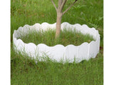 20Pcs Border Fence Walkway Landscape Edging - White V1263-JX-943