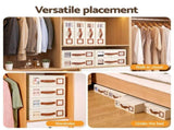 Artiss Bed Sheet Organisers Box 8Pcs Storage King Size Bedding Foldable Beige BSO-DIY-PAP02-BGX8