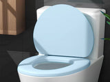 Quick-Release Round Toilet Seat with Soft-Close Lid, Durable Easy-Clean Plastic, Never Loosens, V1189-LWWAL-20260401-07264