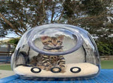Cat Backpack - Cat Travel Basket - Cat Carrier - Small Dog Backpack - Transparent Pet Backpack - Cat V1189-WXF-260203-00437