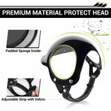 Size L Black Pet Safety Helmet - Stylish Protective Headgear for Dogs V888-ELOSUNG17322