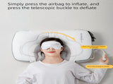Adjustable Height Air Chamber Pillow - 48 x 74 cm Polyester Fibre Neck Support Pillow with V888-ELOSUNG47406