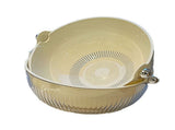 Colander Bowl Dual Layer Washing Vegetable Bowl Stackable Collapsible Multifunctional Kitchen V1294-YM0901-3118230346411