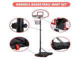 Basketball Ring Hoop Height Adjustable Portable Set V63-827271