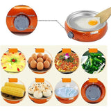 9-Egg Stainless Steel Electric Cooker, Auto Shut-Off, Green V1263-JX-4953