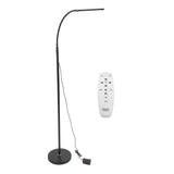 LED Floor Lamp Iron Adjustable Modern Standing Corner Lamp with Remote Control for Bedroom Living V1294-YM0901-3119230126411