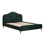 Artiss Bed Frame Queen Size Velvet Dark Green OLAN BFRAME-G-OLAN-Q-GN-ABC