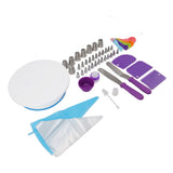 Cake Turntable Set Decorating Table Decorating Piping Nozzle Silicone Bag DIY Baking Set V1294-YM0626-3118220306711