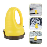 Yellow Electric Snow Scraper for Car with USB Rechargeable Battery, Compact and Portable Design for V1369-AZ3-W-13363