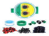 25m Drip Irrigation Kit DIY Automatic Timing Watering System for Garden Plant Flower V1294-YM0901-3111210118411