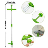39inch Weed Puller Long Handle Weeder Hand Tool V1366-AZ2-W-15656