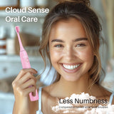 Purple 3 Modes Sonic Electric Toothbrush with Smart Timer - IPX7 Waterproof, 60 Day Battery Life, V888-ELOSUNG56305-2