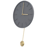 Modern Wall Clock Hanging Round Clock with Large Pendulum for Kitchen Coffee Shop Bar V1294-YM0901-3115210121711