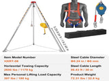 Confined Tripod Kit, 2600 lbs Winch, Confined Tripod 8' Legs and 98' Cable, Confined V952-DJPJYSJJ2600T2F4PV0