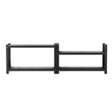 Giantz 2x 0.9M Garage Shelving Workbench Warehouse Rack WR-F-15060-900BK-ABX2