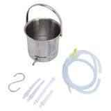 Enema Bucket Kit Silicone Household 1.6L Bucket Hose Nozzles with Storage Bag For Colonic V1294-YM0718-3117220199011