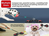 Heavy-Duty Suction Cup Anchor for Large Dogs 360&deg Rotating Metal Ring, Dual 120mm Strong Suction V1341-ZY-S48SWVWA-DUALSUCTION-CUP