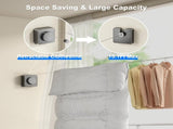Retractable Clothesline Indoor, Non-Sagging Outdoor Clothes Line Retracting Heavy Duty Clothes V1258-DP02-WO-185