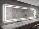 1.83M Oversize Dual Light Bathroom Mirror Super Anti-Fog Makeup Dressing Mirror V767-XMR-C28-268-AU