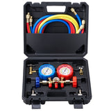 VEVOR AC Gauge Set - 3 Way AC Manifold Gauge Set for R134A R22 R12 R502 Refrigerant, Freon Gauges V952-STLLMBZZLJ4EHROEOV0