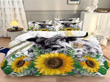 Luxury Feel Satin Duvet Cover Set - Smooth & Breathable-King V745-AQ043752K3