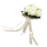 Wedding Bouquets Silk and Plastic Romantic Exquisite Comfortable Handle Beautiful Bridal Bouquet for V1294-YM0706-3115230071511