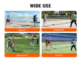 Badminton Net, Height Adjustable Volleyball Net, 17ft Wide Foldable Pickleball Net, Portable Easy V952-ZCGDZYMQW172IS8ZSV0