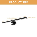 Black Monitor Light Bar with Anti- , Adjustable Brightness for Home and Office Use V1366-AZ2-W-20435