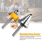 Rabbet Router Bit with 6 Bearings Set 1/4' Shank V1370-AZ4-20457