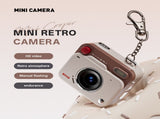 Green Retro Mini Digital Camera Keychain - 48MP Portable Pocket Camcorder with 1080p HD Video V888-ELOSUNG34850