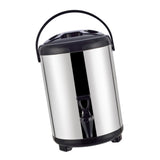 Stainless Steel Milk Tea Bucket Large Capacity Thickened Insulated Beverage Dispenser Barrel with V1294-YM0901-3118240170012