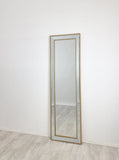 Gold Beaded Framed Mirror - Free Standing 50cm x 170cm V292-MIRR-BDD013
