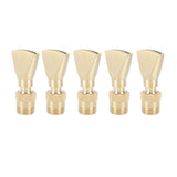 5Pcs Brass Fountain Nozzles Fan Shaped Water Fountain Nozzle Exquisite Fountain Head Sprinkler for V1294-YM0703-3111230069511