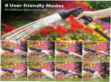 75FT Expandable Hose with 8 Spraying Modes, Shut-Off Valve, Handy Water Pipe for Watering V1259-DP01-A-2788