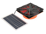 Solar Exhaust Fan Monocrystalline 10W Solar Panel Ventilation Fan with Protective Mesh for Round V1294-YM0901-3111240215811