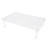 Acrylic Laptop Stand Multipurpose Desktop Office Shelf Laptop Riser for TV Computer 3.3in V1294-YM0901-3116240030611