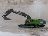 118 Scale 13-Channel Alloy Remote Control Excavator Construction Vehicle with Lights, Sound and V196-1661