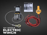 900kg Swivel Hydraulic Crane Hoist 12V Electric Jack Trailer UTE Pick up Lift V379-ESWIVLCRAN