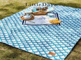 Little Dayz Boutique Emerald Cotton Picnic Mat 195*145 DTK10231